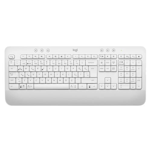 Kablosuz Klavye Logitech K650 Signature Beyaz 920-010973 Tr Layout Kktc
