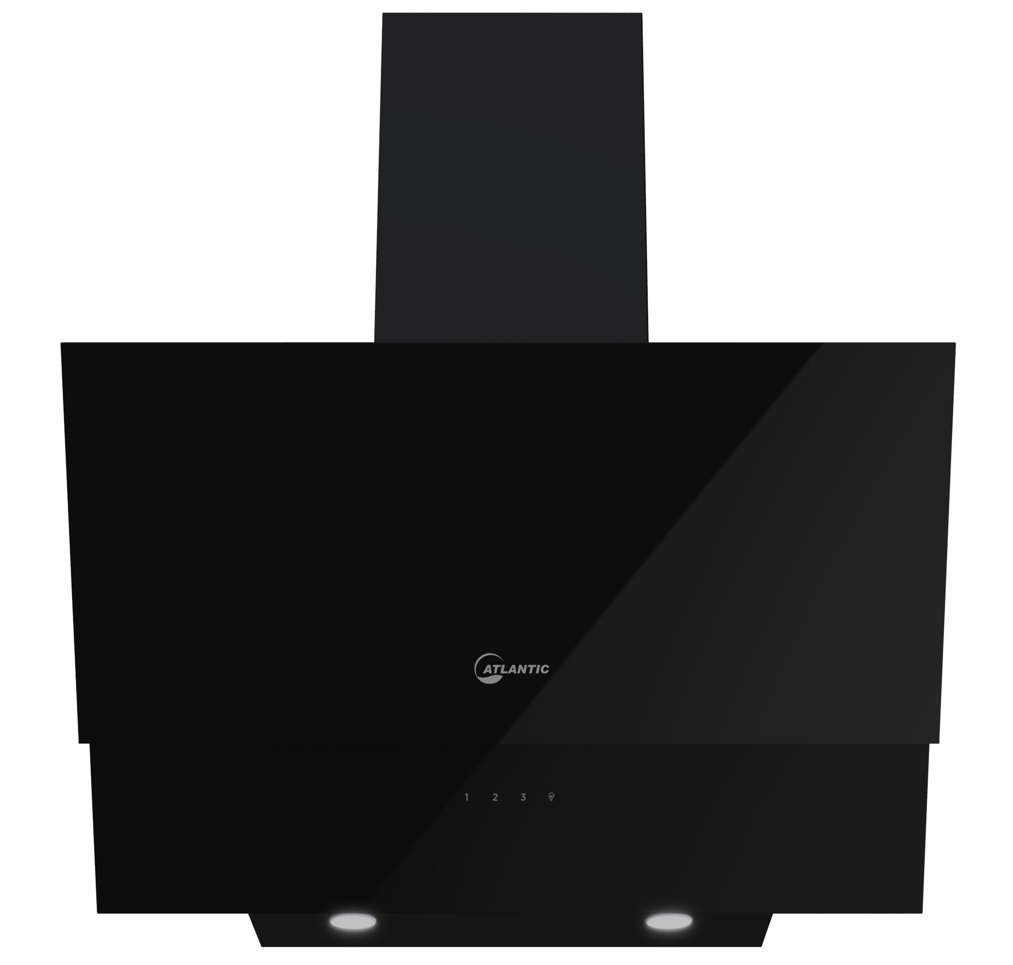 Mbhd60B Atlantic Siyah Davlumbaz 60Cm