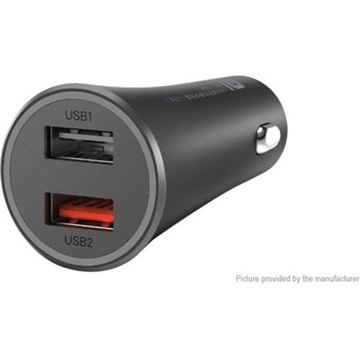 Xiaomi 37W Çift Çıkışlı Araç Şarj Cihazı Siyah-Xiaomi Kktc