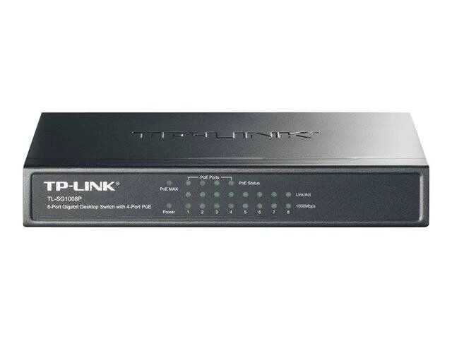 Swıtch Tp-Lınk 8 Port Tl-Sg1008P 4 Port Poe 10/100/1000 Kktc Swıtch Tp-Lınk 8 Port Tl-Sg1008P 4 Port Poe 10/100/1000 Kktc
