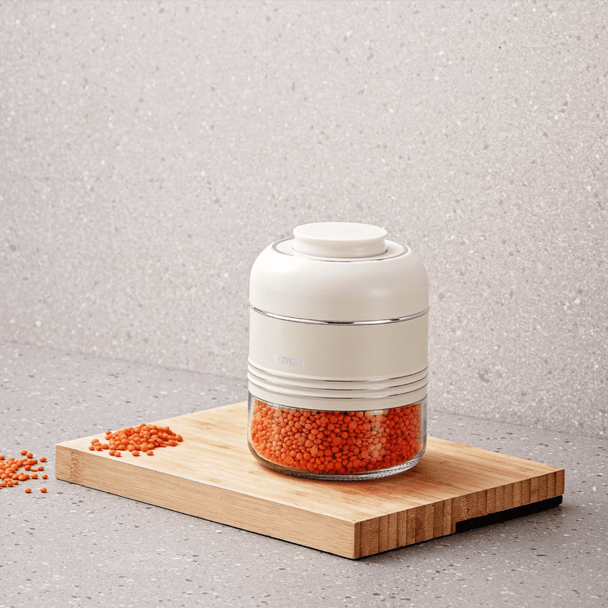 Emsan Moko 420 Ml Saklama Kavanozu Ekru - Görsel 1