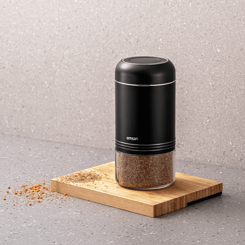 1000158033002 Emsan Moko 900 Ml Saklama Kavanozu Siyah - Görsel 1