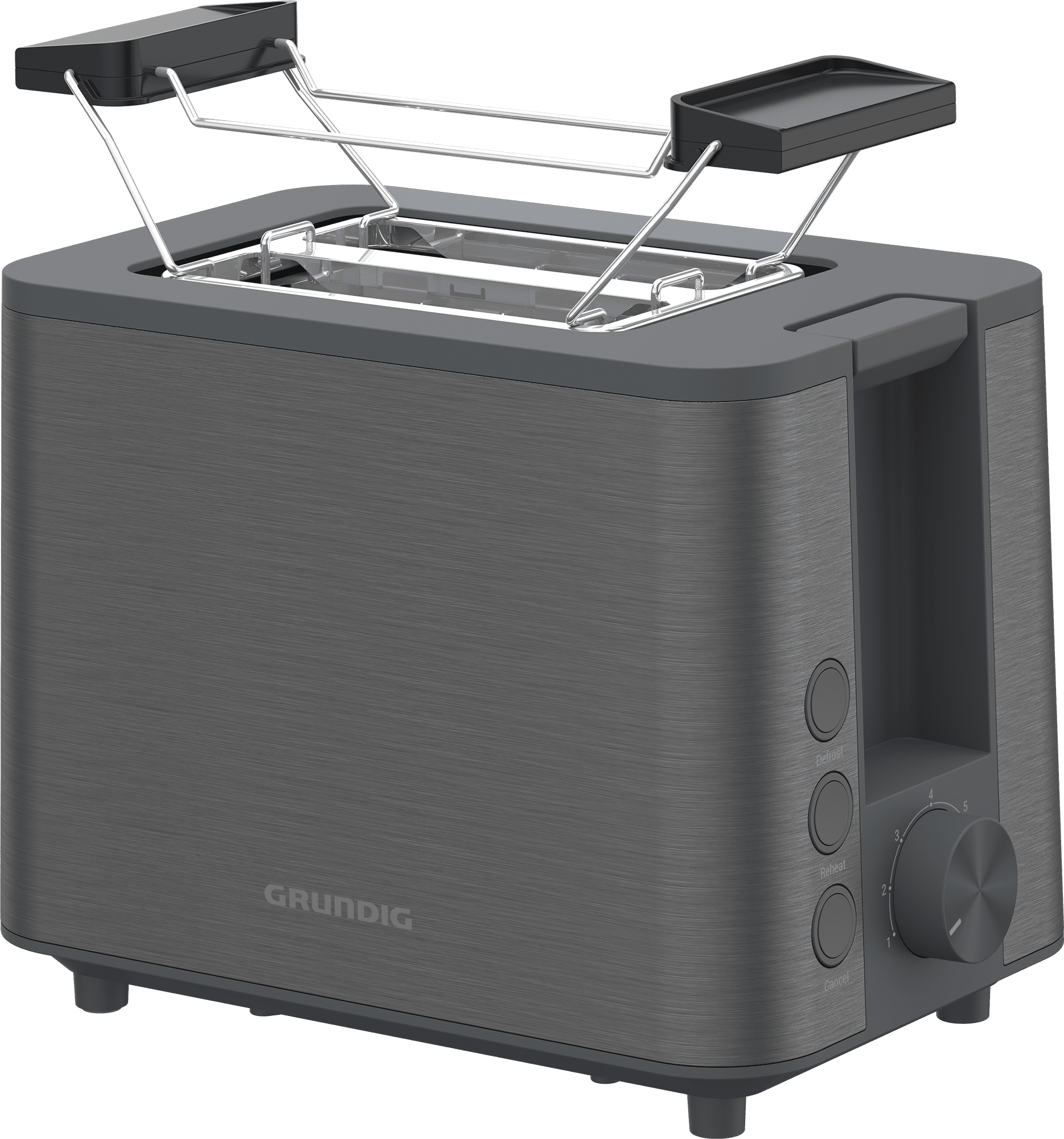 Ta 7340 Grundig Dark Inox Ekmek Kızartma Makinesi - Görsel 1