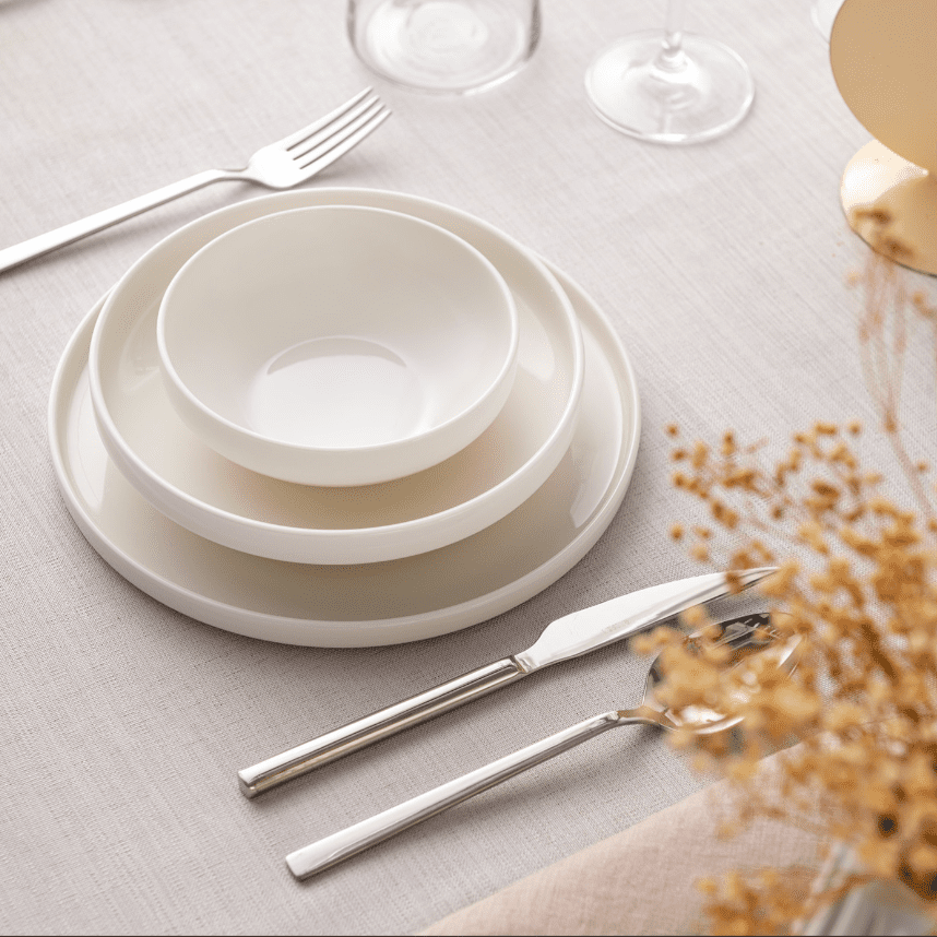 İstanbul Porselen Akis 18 Parça Yemek Takımı - Görsel 1