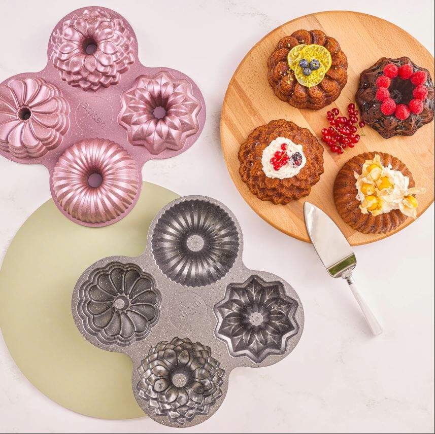 Emsan Grıss One&Amp;Amp;Four Kek Kalıbı Pembe - Görsel 1