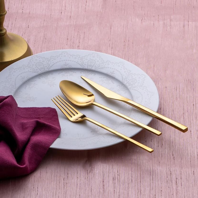 Emsan Çkb Alba 18 Parça Gold (Yemek) - Görsel 1