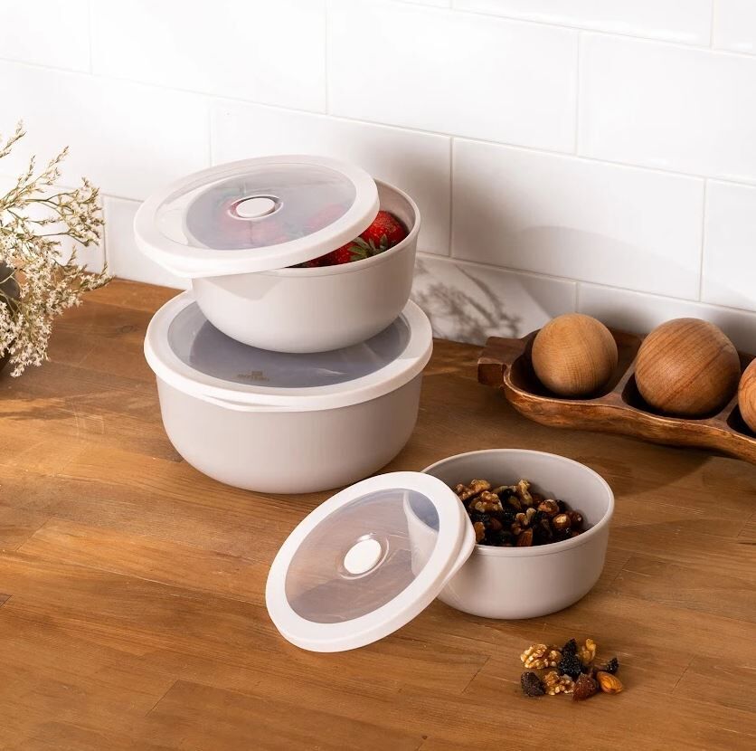 1000010074001 Emsan Soft 3'Lü Saklama Kabı - Görsel 1