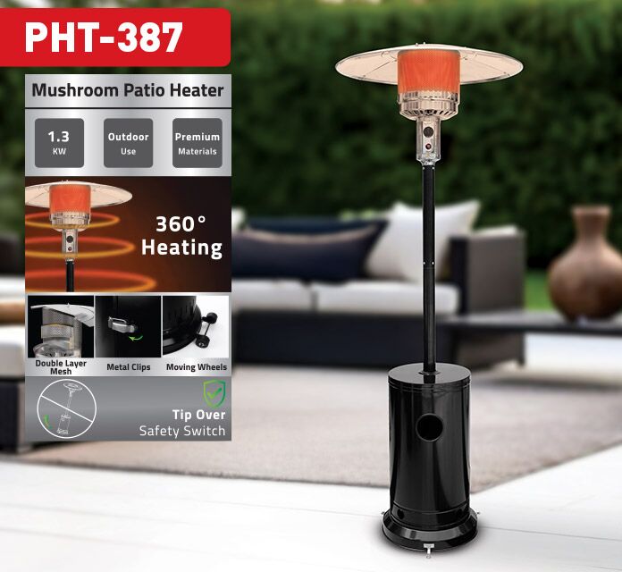 Pht387 Newal Mantar Patio Gazlı Dış Mekan Isıtıcı Pht387 Newal Mantar Patio Gazlı Dış Mekan Isıtıcı