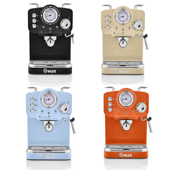 Swan Retro Espresso Makinası Swan Retro Vintage Espresso Makinası - Görsel 1