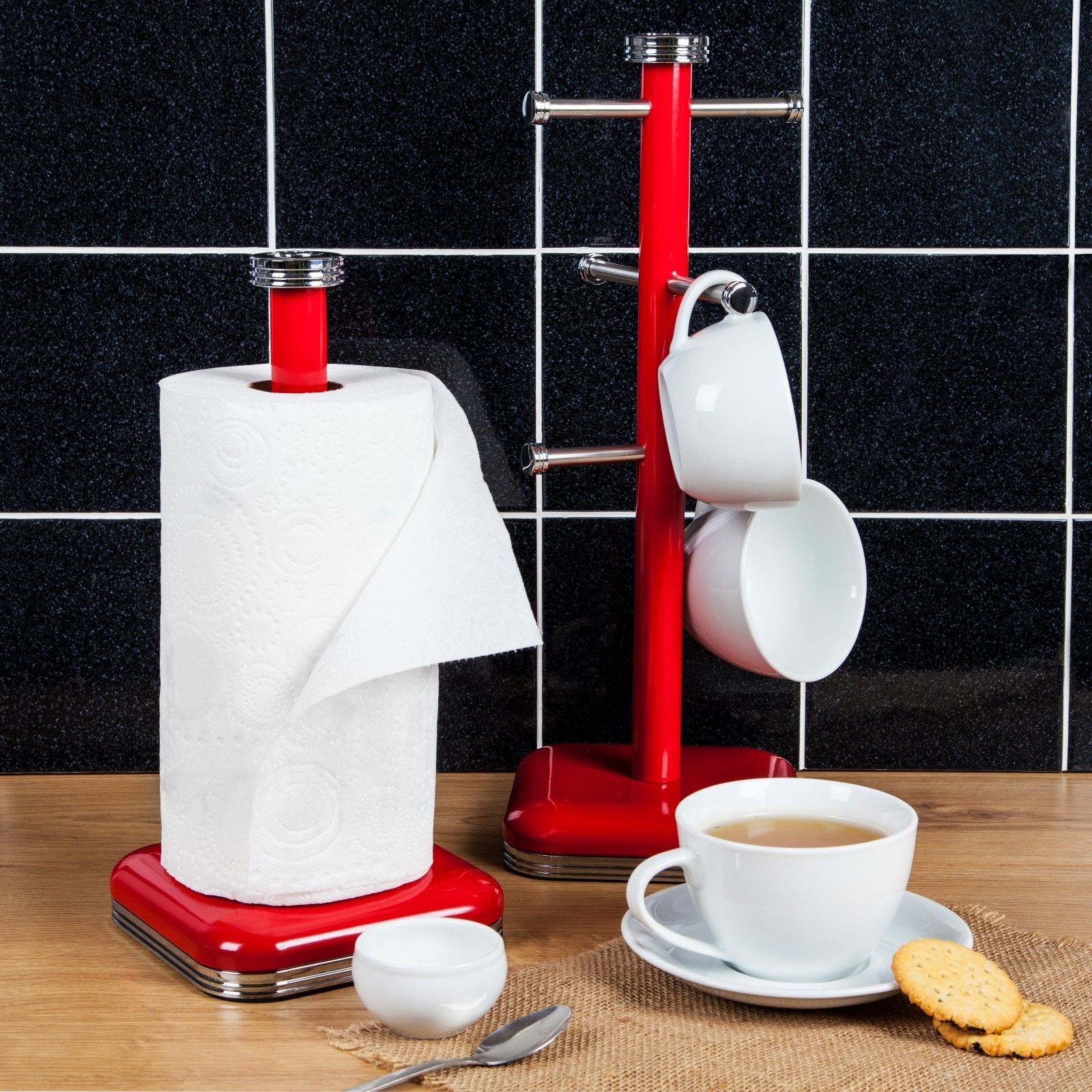 Swan Retro Mug Bardak Ağacı Tutucu - Görsel 1