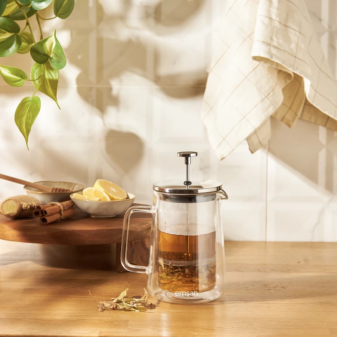 Double Glass French Press 600 Ml Double Glass French Press 600 Ml