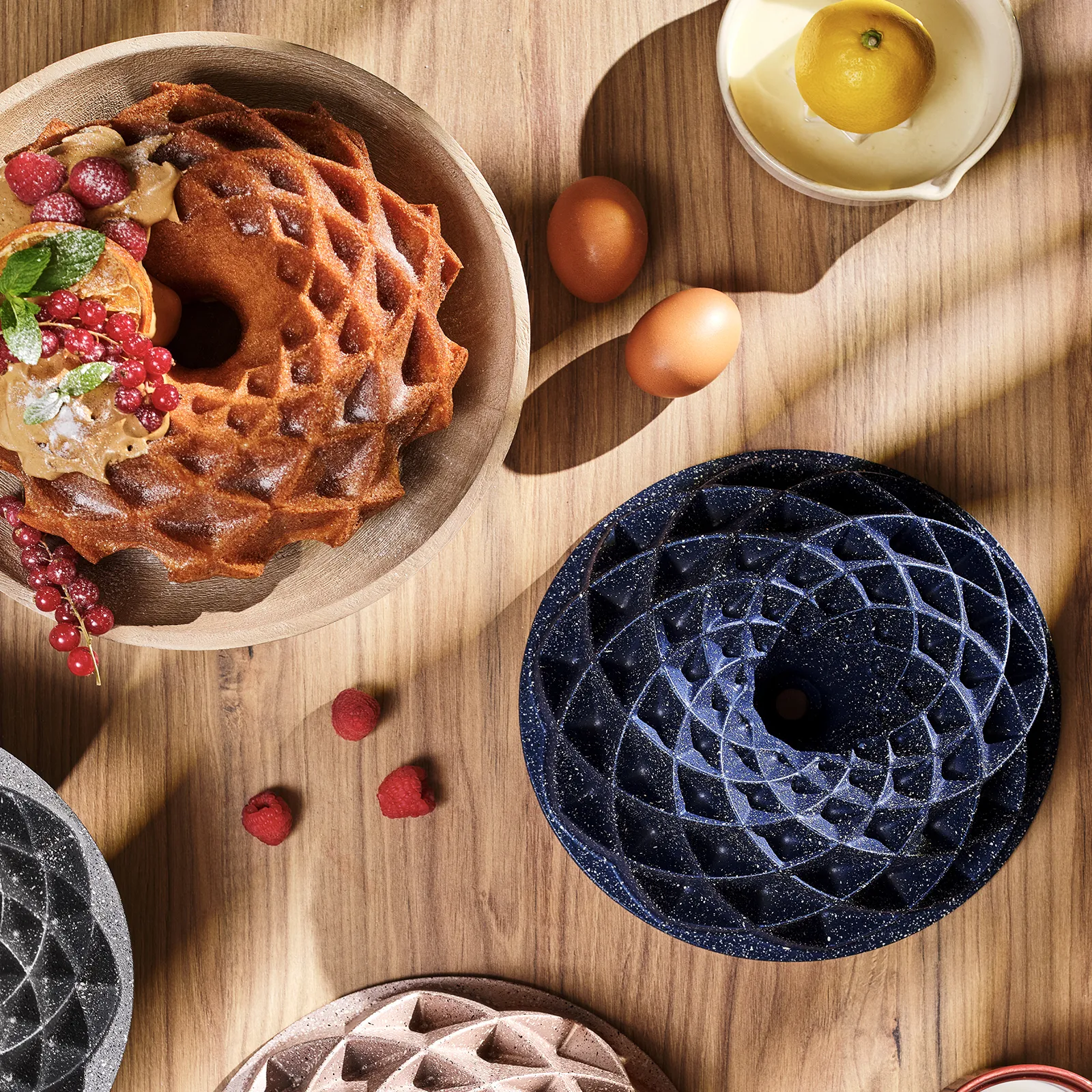 Malaga Kek Kalıbı Lacivert Malaga Kek Kalıbı Lacivert