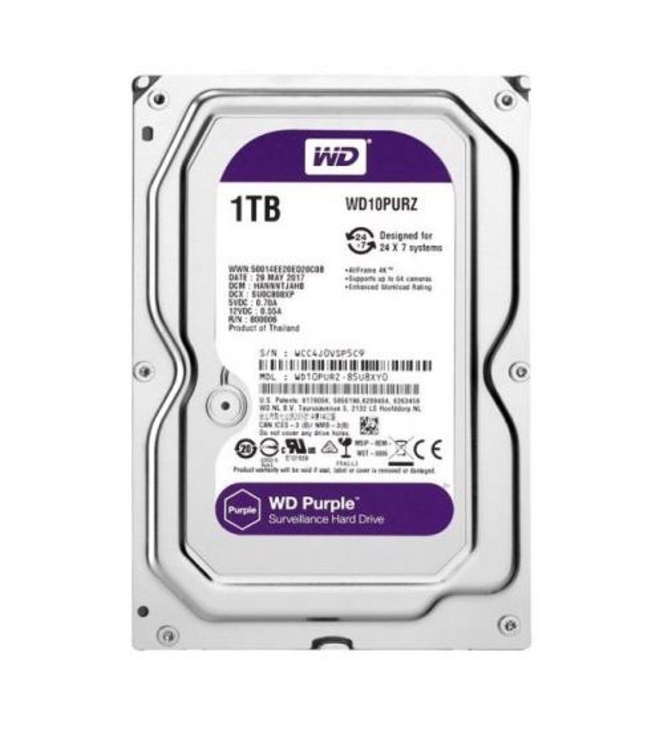 Wd Purple Wd10Purz 1Tb - Görsel 1