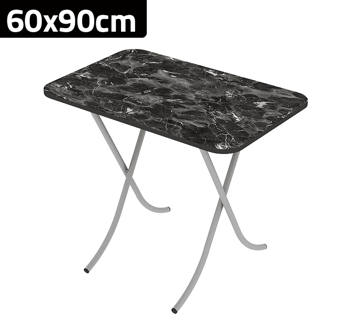 M827/2 Newal Siyah Katlanabilir Masa 60X90Cm
