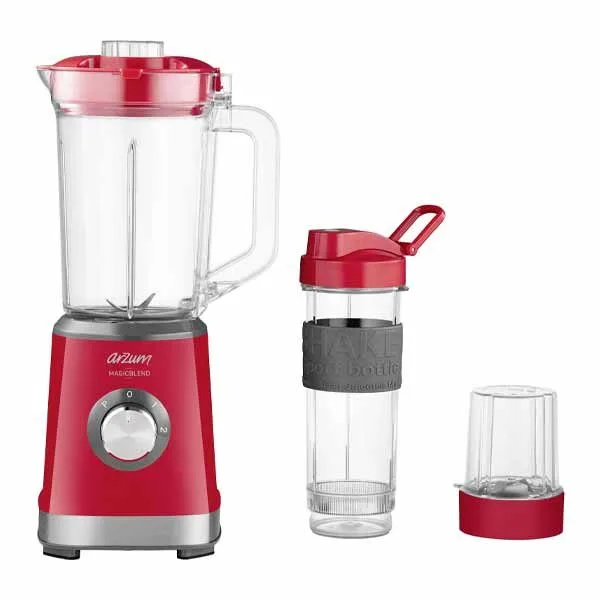 1-307 Arzum Magic Blend Sürahi̇ Blender - Kirmizi - Görsel 1