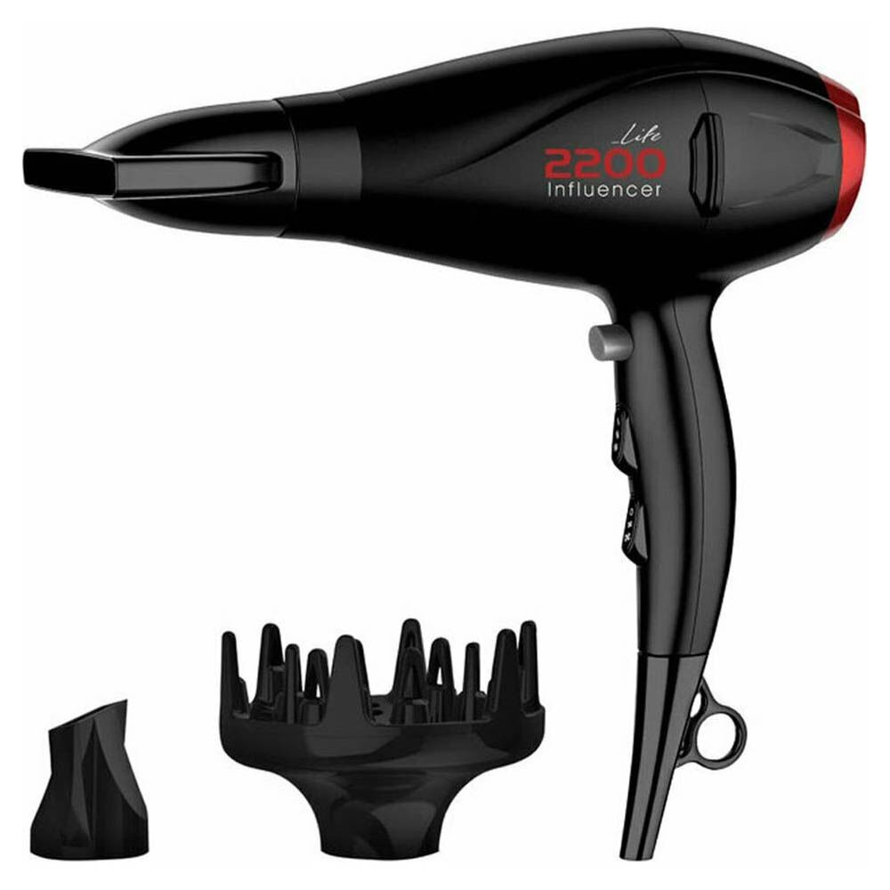 Saç Kurutma Makinesi Life Influencer 221-0196 Siyah Saç Kurutma Makinesi Life Influencer 221-0196 Siyah