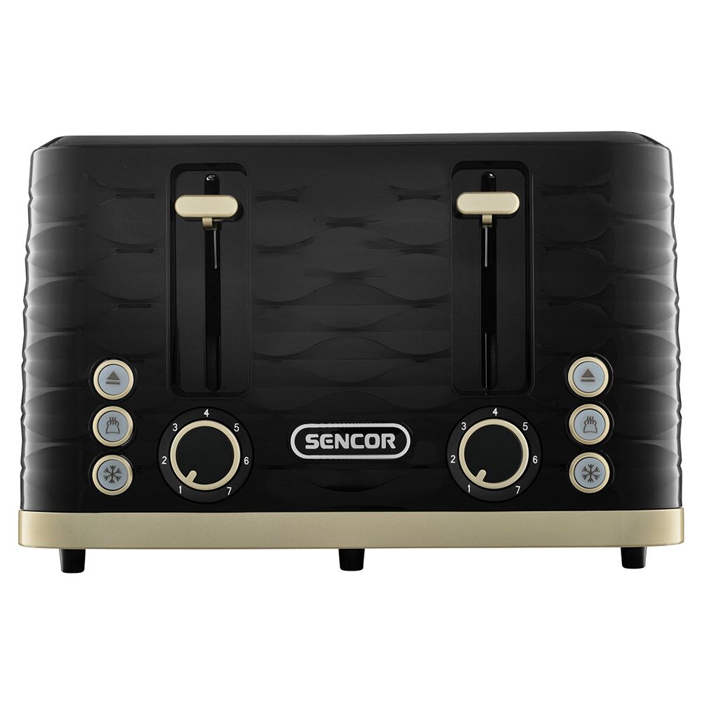 Tost Makinesi Sencor Sts 7551Bk Siyah/Altın Tost Makinesi Sencor Sts 7551Bk Siyah/Altın