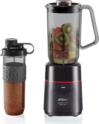 Arzum-Ar1174-Shake-N-Take-Neo-Maxi-Siyah-Kisisel-Surahi Arzum Shake'N Take Neo Maxi̇ Jug Blender - Si̇yah - Görsel 1