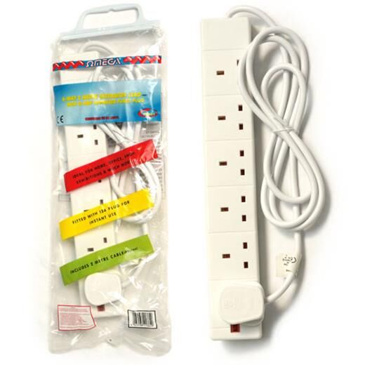 Omega 21662 6'Li̇ 2 Metre Uzatma Kablosu - Uzatma Çoğaltici Pri̇zleri̇...-Omega Kktc Omega 21662 6'Li̇ 2 Metre Uzatma Kablosu - Uzatma Çoğaltici Pri̇zleri̇...-Omega Kktc