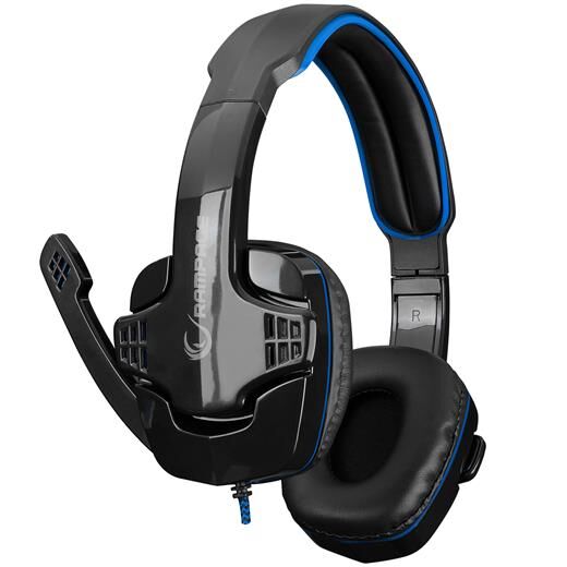 Rampage Sn-R9 X-Sense Siyah/Mavi Oyuncu Mikrofonlu Kulaklık-Rampage Kktc Rampage Sn-R9 X-Sense Siyah/Mavi Oyuncu Mikrofonlu Kulaklık-Rampage Kktc