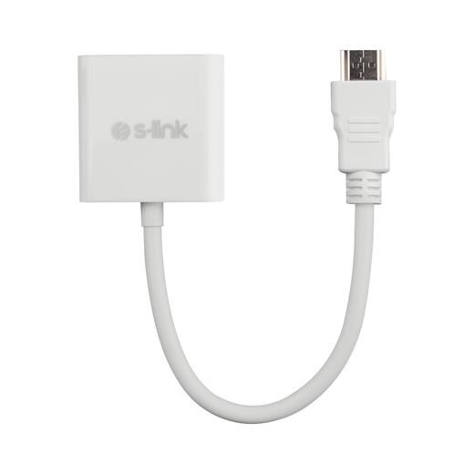 S-Link Sl-Hvs13 Hdmi To Vga + Audio Micro Usb Çevirici - Çoğaltıcı-S-Link Kktc S-Link Sl-Hvs13 Hdmi To Vga + Audio Micro Usb Çevirici - Çoğaltıcı-S-Link Kktc