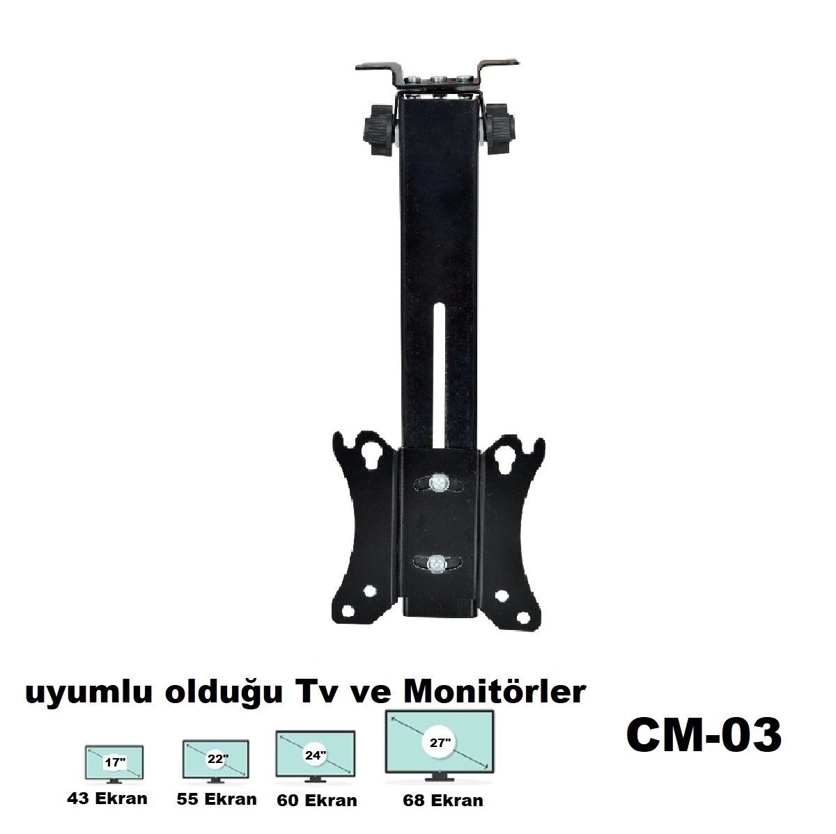 17-27&Amp;Quot;Eğimli Tavan Askı Aparat Cm-03 Kktc 17-27&Amp;Quot;Eğimli Tavan Askı Aparat Cm-03 Kktc