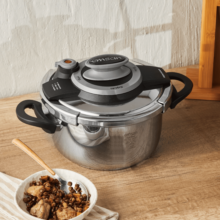 60015012558 Ems Montana Düdüklü 4 Lt Siyah - Görsel 1