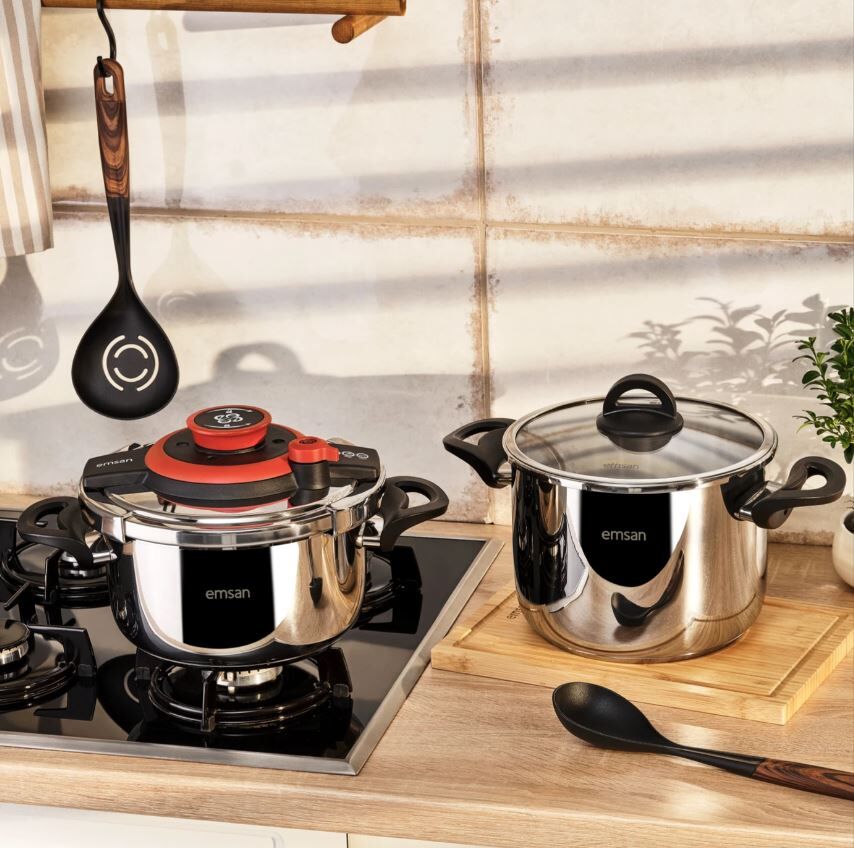 Ems Vera 4+6 Lt Kırmızı Düdüklü - Görsel 1