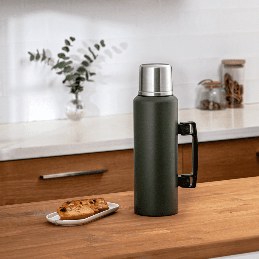 60015013647 Emsan Camper Termos, 1,5 Lt, Yeşil - Görsel 1