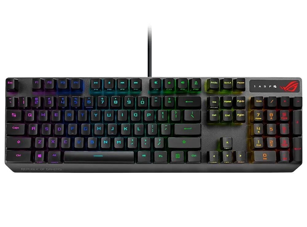 Klavye Asus Rog Strix Scope Rx/Bl Blue Switch Tr Layout Kktc Klavye Asus Rog Strix Scope Rx/Bl Blue Switch Tr Layout Kktc