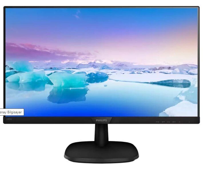 Monıtor Phılıps 23.8&Amp;Quot; 243V7Qdab/01 Ips 4Ms 75Hz Hdmı Dvı Vga Hoparlör Kktc