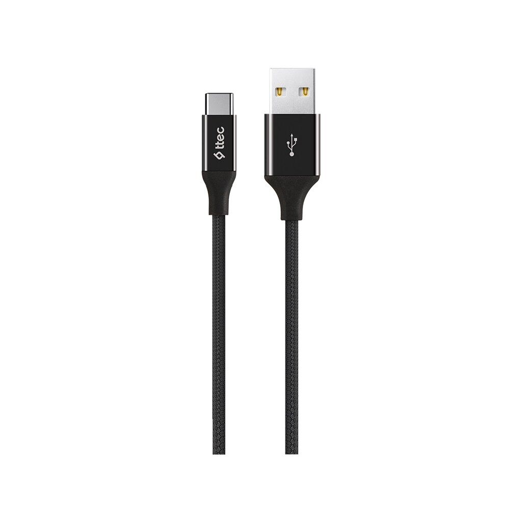 Ttec 2Dk18S Alumicable 120 Cm Type-C - Usb-A Kablosu Siyah Kktc Ttec 2Dk18S Alumicable 120 Cm Type-C - Usb-A Kablosu Siyah Kktc