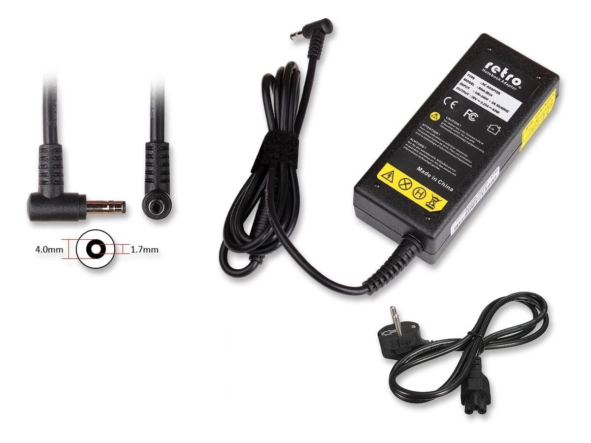 Adaptor Dca-I104 20V 3.25A 4.0Mm - 1.75Mm Kktc Adaptor Dca-I104 20V 3.25A 4.0Mm - 1.75Mm Kktc