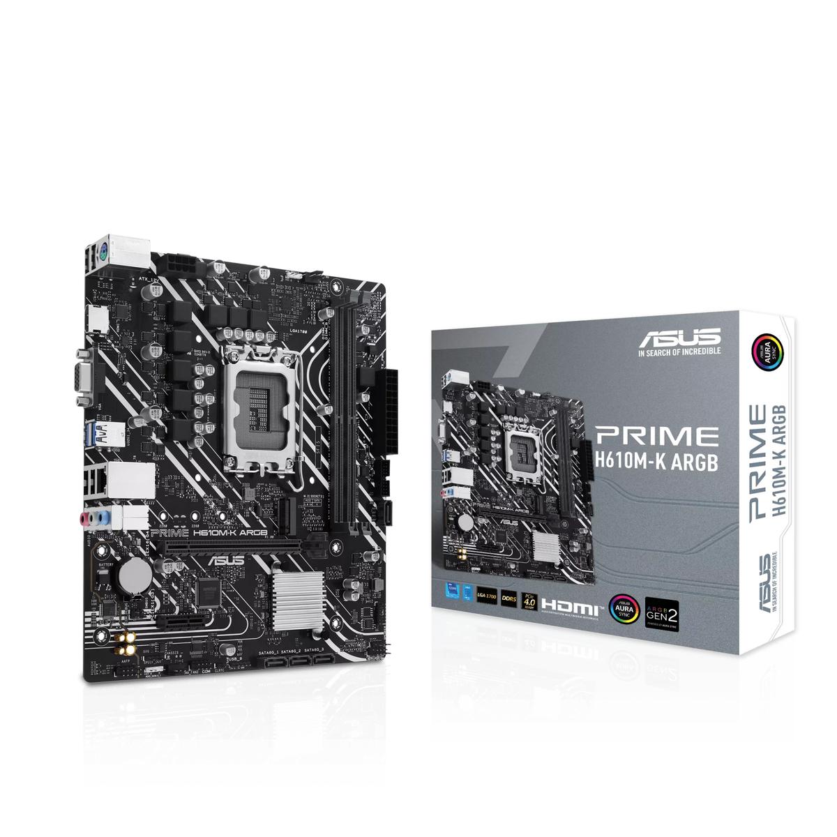 Anakart Asus Prime H610M-K Argb Ddr5 5600Mhz Usb 3.2 Matx 1700P Kktc Anakart Asus Prime H610M-K Argb Ddr5 5600Mhz Usb 3.2 Matx 1700P Kktc