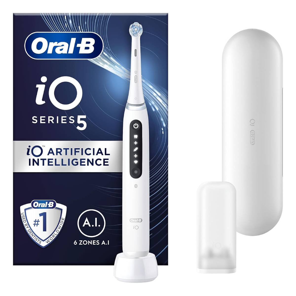 Braun Oral B Io5 Quite White Elektrikli Diş Fırçası - Kktc Bi Sipariş - Ev Elektroniği&Amp;Gt;Kişisel Bakım&Amp;Gt;Elektrikli Diş Fırçaları