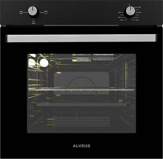 Alveus Mfa 604/605 Siyah Ankastre Fırın - Alveus Marka Ankastre Fırın-Alveus Kktc
