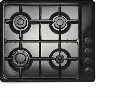 Alveus Mtf 640 Si̇yah 4 Gazli 60Cm Ankastre Ocak - Alveus Marka - 60...-Alveus Kktc