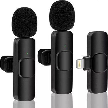 Aksesuar Daytona K9L2 Lighting Kablosuz Yaka Mikrofonu Kktc