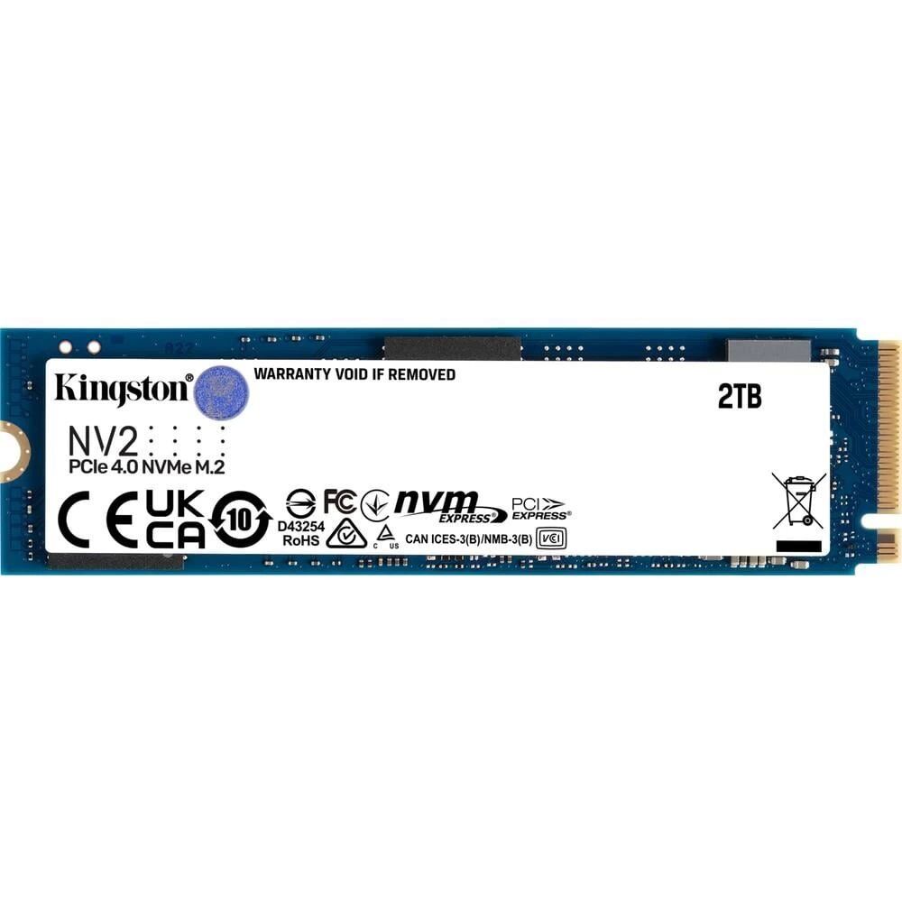 Ssd Kıngston Nv2 2Tb Pcı 4.0 Nvme Snv2S/2000G 3500 - 2800 Mb/S Kktc