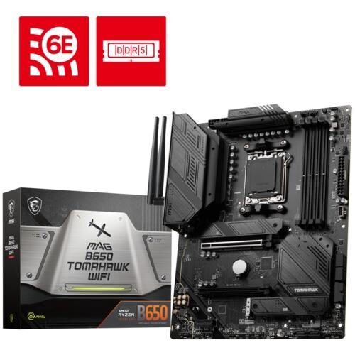 Anakart Msi Mag B650 Tomahawk Wifi Ddr5 S+V+Gl Am5 (Atx) Kktc