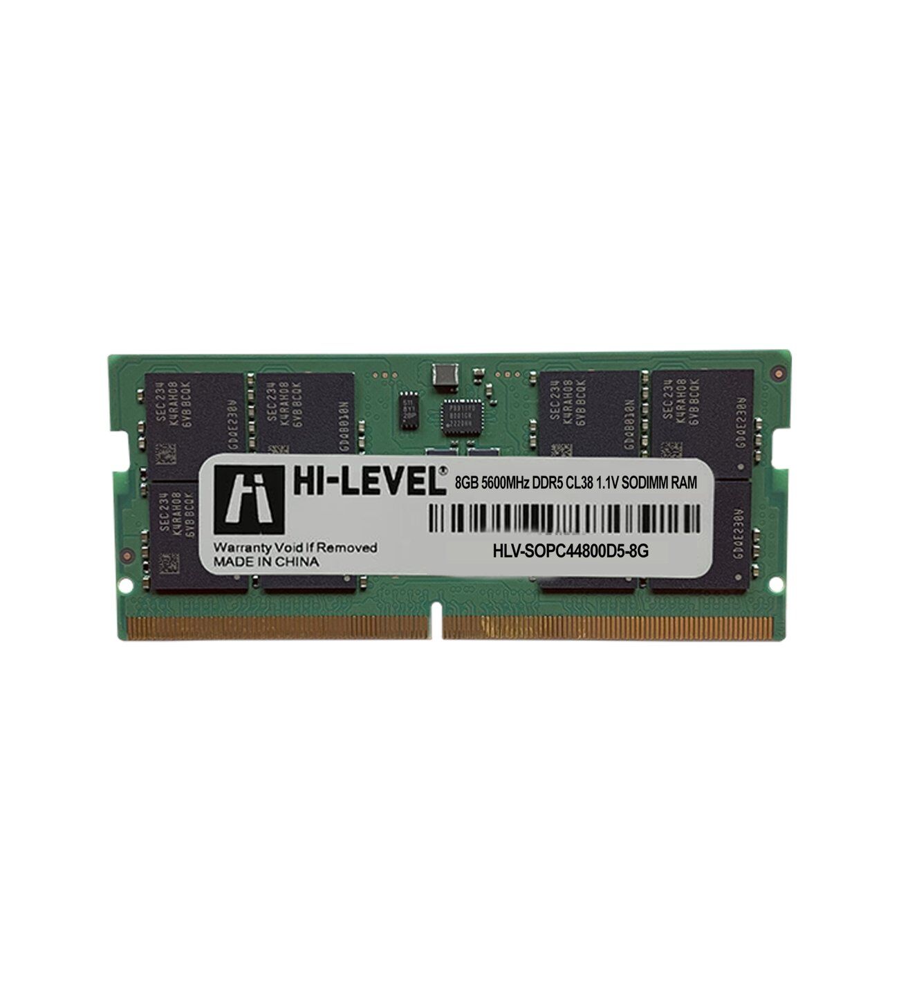 Bellek Hi-Level 8Gb Ddr5 5600Mhz Sodimm Hlv-Sopc44800D5-8G Notebook Kktc