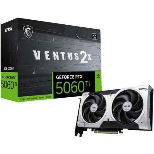 Msi Geforce Rtx5060Ti 8G Ventus 2X Oc Plus 8Gb Gddr7 128Bit Dx12 Kktc