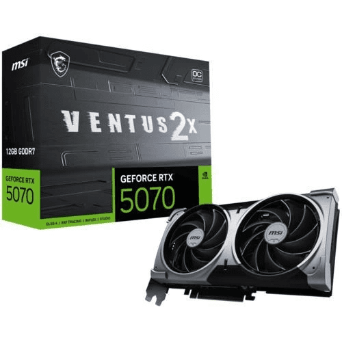 Msi Geforce Rtx5070 12G Ventus 2X Oc 12Gb Gdrr7 256B Dx12 Kktc