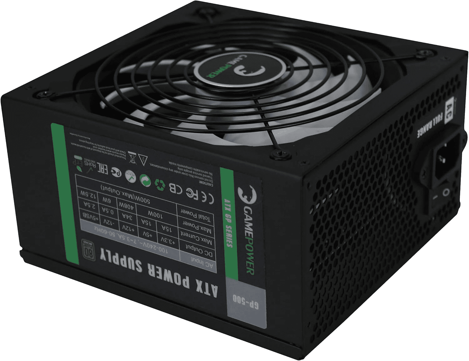 Power Supply Gamepower Gp-500 14Cm 80+(Bronz) 500W Kktc