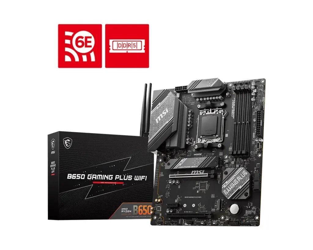 Anakart Msı B650 Gamıng Plus Wıfı Ddr5 Atx Am5 Kktc