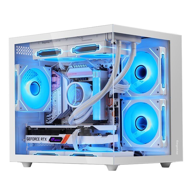 Kasa Segotep Brave W1 Beyaz 650W 80+Bronze Midi Tower Kktc