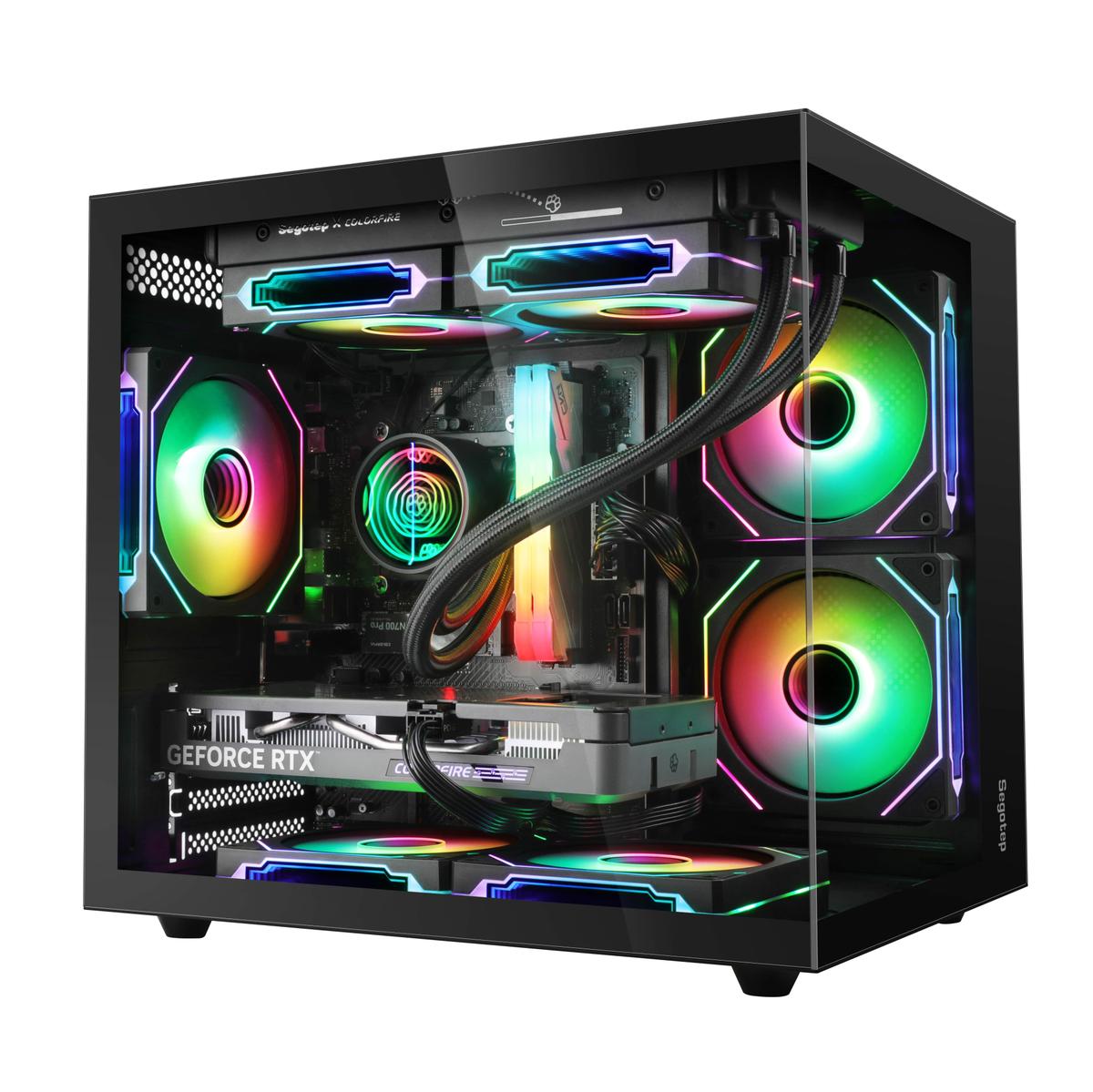 Kasa Segotep Brave W1 Siyah 650W 80+Bronze Midi Tower Kktc