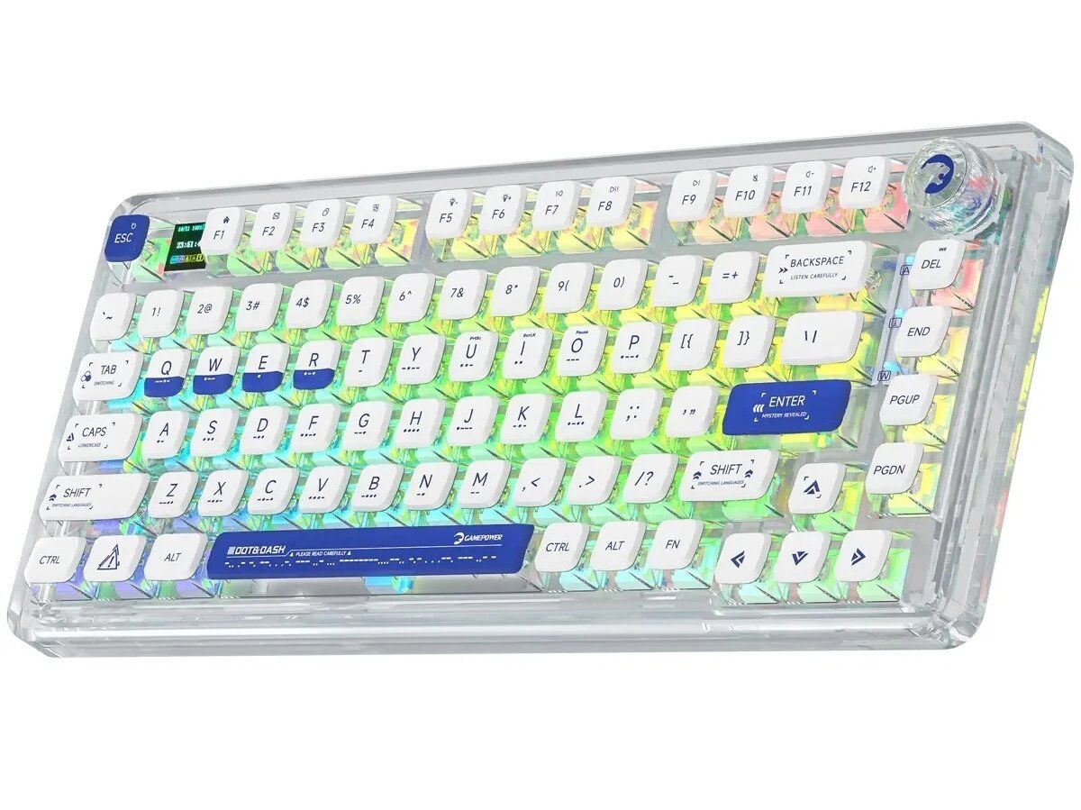 Klavye Gamepower Gasket Pro X Rgb Wıreless Mekanık Hot Swap Blue Swıth Kktc