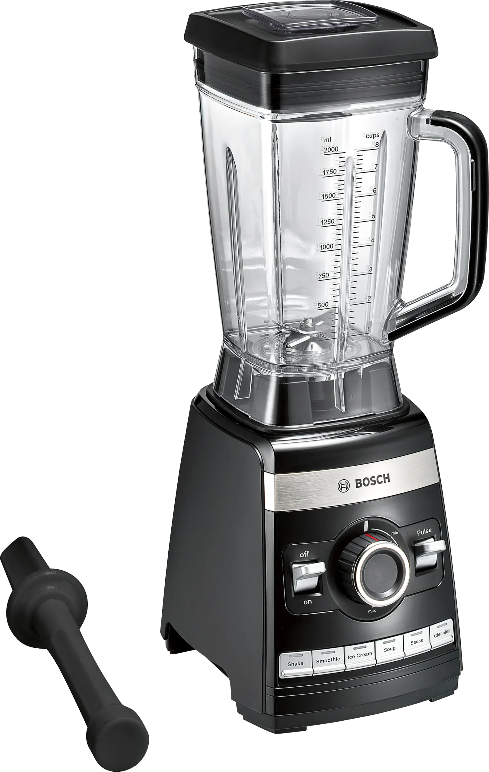 Bosch Yüksek Hızlı Blender Vitaboost 1600 W Siyah