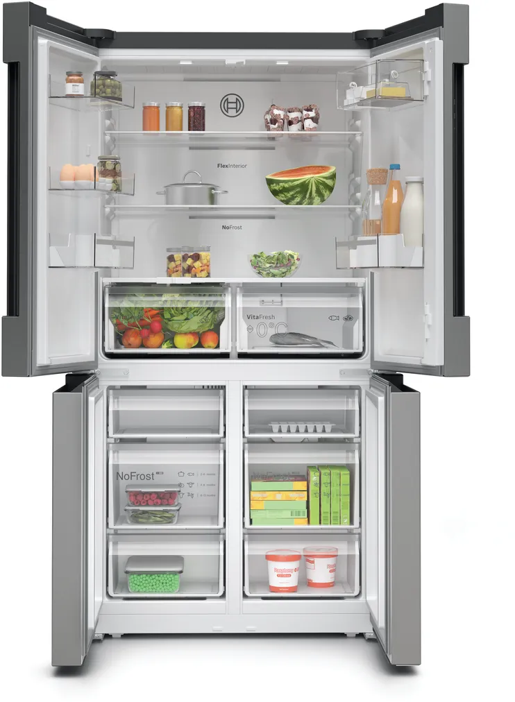 Bosch Kfn96Vpea Serie 4 Multi Door 183 X 90.5 Cm Kolay Temizlenebilir Inox 605Lt Buzdolabı - Görsel 1